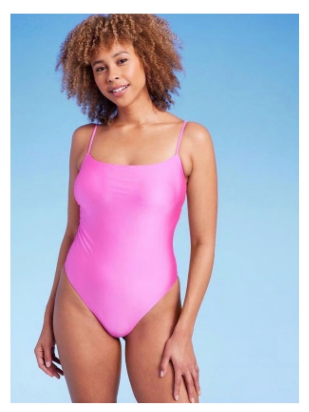 Shade & Shore Bright Pink One-Piece Swimsuit